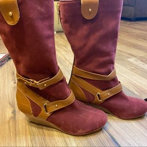 Matt Bernson Special Project Mid Calf Leather Boot